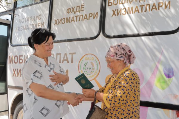 «Kerder» APJ puqarаlarına kóshpeli mámleketlik xızmetler kórsetildi